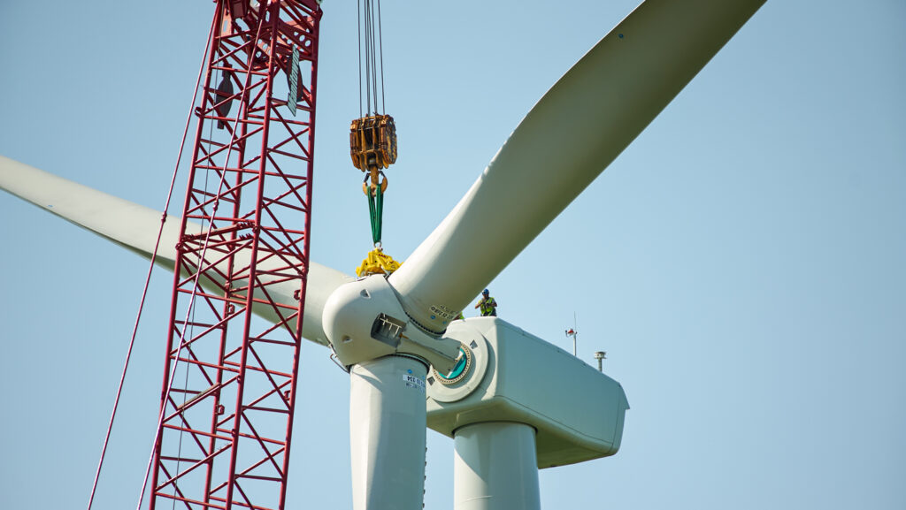 Wind turbine. Photo: Consumers Energy via Flickr Creative Commons 2.0