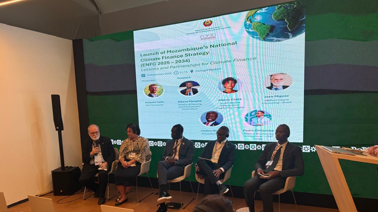 Mozambique delegation at the COP30 climate conference